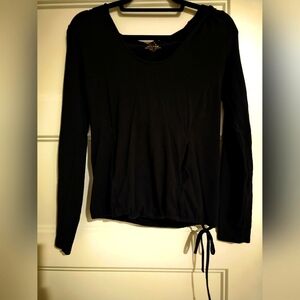 Armani Exchange Women's Long Sleeved Top with Hood sz small